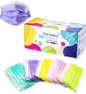 Disposable Colored Face Mask
