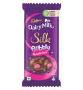 Cadbury Dairy Milk Silk Bubbly Bubble Gum 120g