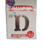 Alphabet D Foil Balloon (RA)