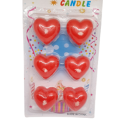 Party Candle Heart (RA)