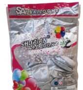 SA Balloon 50 Pcs Sliver (RA)