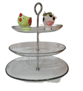 Cup Cake Stand Glass (My Home Plus)